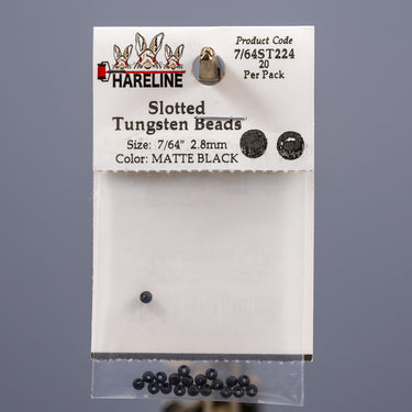 Hareline Slotted Tungsten Beads