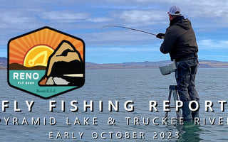 Fly Fishing Report | Pyramid Lake and Truckee River | early October 2023 | Garmin Striker Castable Sonar