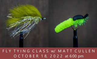 Fly Tying Class w/  Matt Cullen | October 18 @ 6:00 | MopCorn Beetle and the Jan's Tui Chub