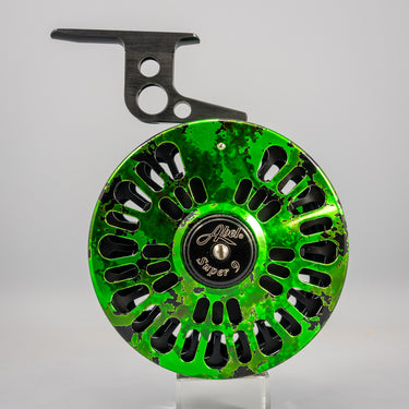 Re-Up Abel Super 9 Fly Reel - Green Camo (#12) w/ Abel Arm