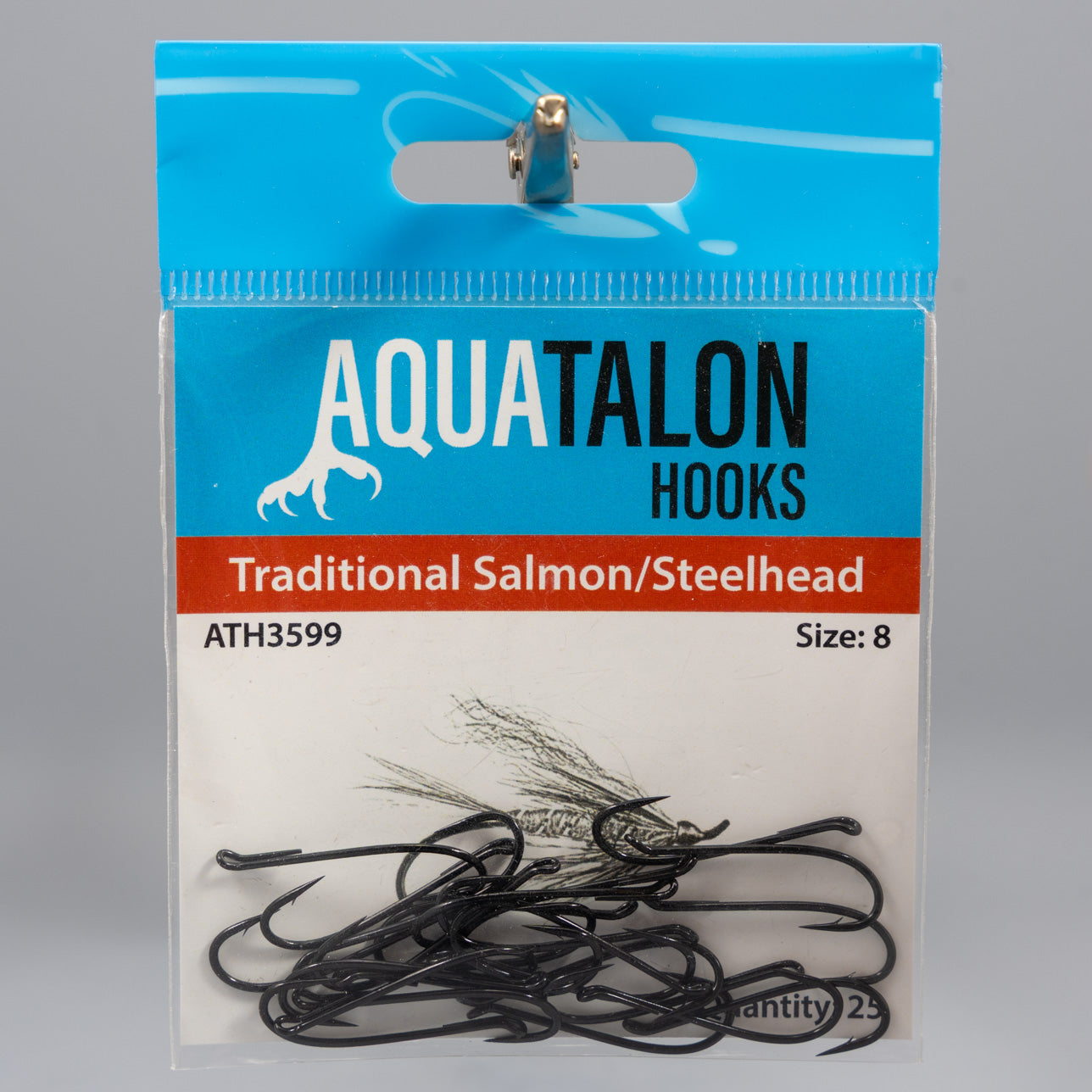 favorite fishing hook for salmon steelhead SS001 forged shank AQUATALON TRADITIONAL SALMON STEELHEAD HOOK