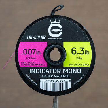 Cortland Tri-Color Indicator Leader Material