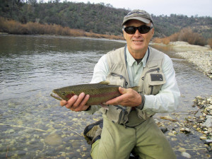 Happy client on the lower Yuba River