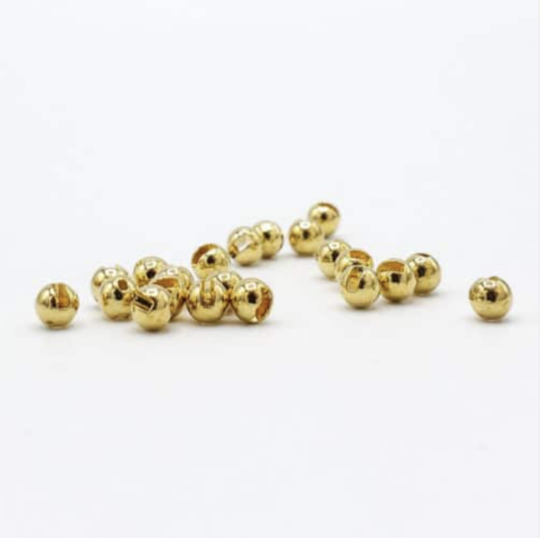 Firehole Slotted Tungsten Bead - Gold