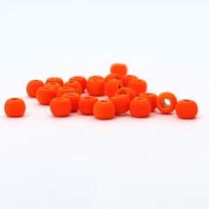 Firehole Round Tungsten Bead - Fire Orange
