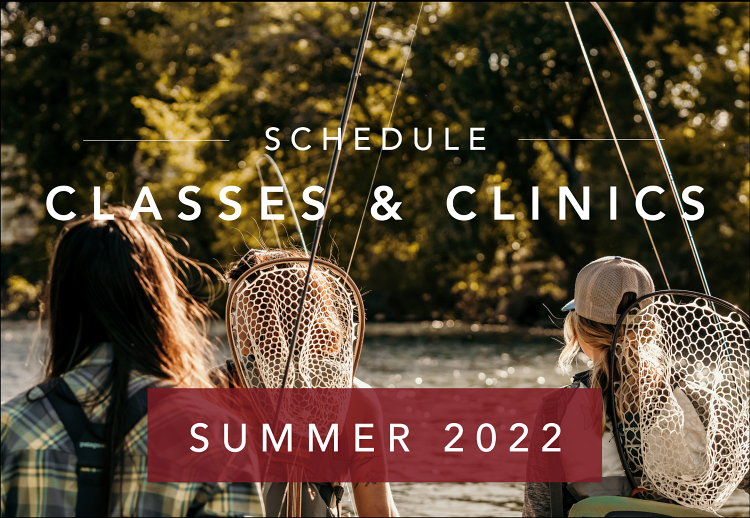 Summer 2022 Class/Clinic Schedule
