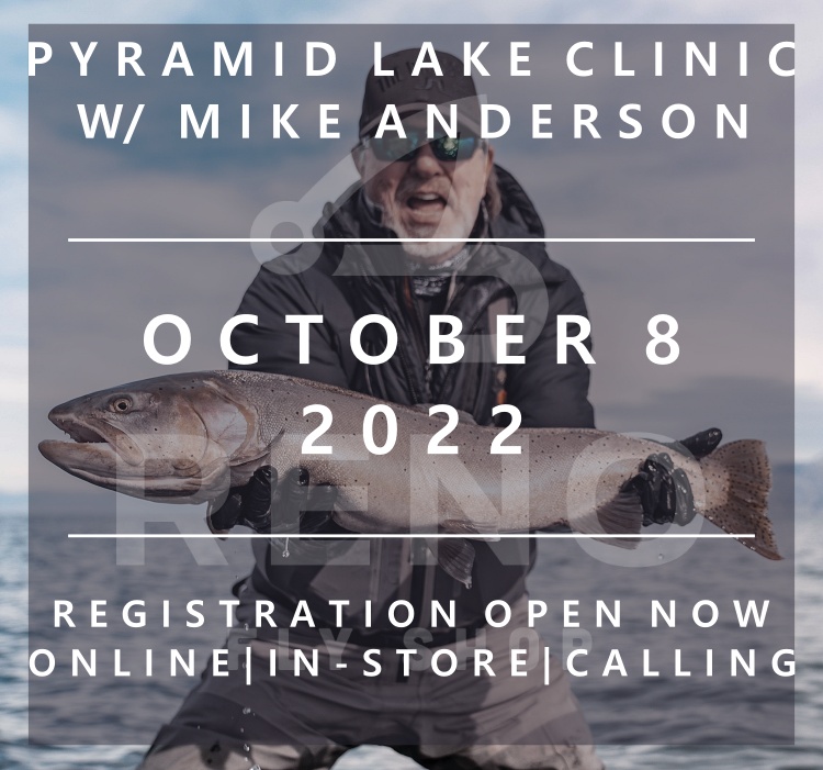 Pyramid Lake Clinic w/ Mike Anderson | Oct 08, 2022 | Registration Open Now