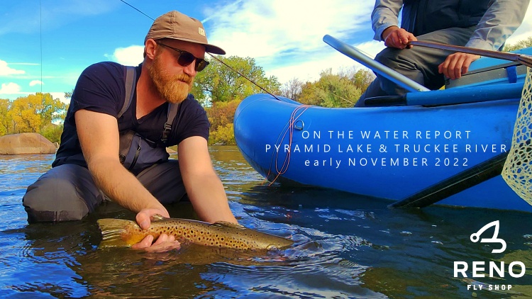On-the-Water Report | Pyramid Lake and the Truckee River | early November 2022 | Mopcorn Beetle